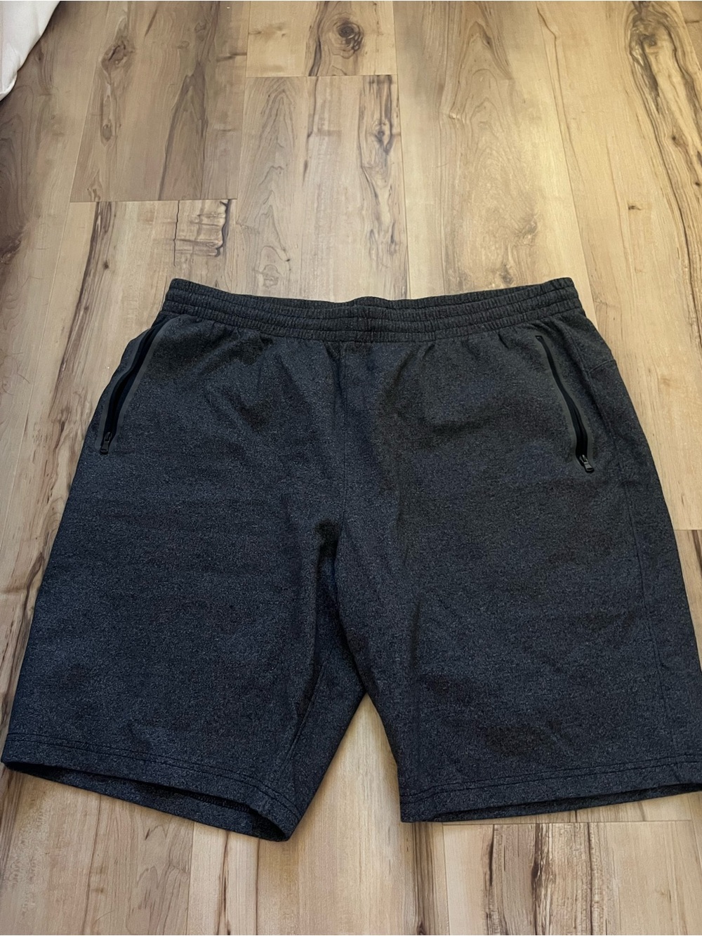 Old Navy Men's Charcoal Athletic Shorts with Zipper Pockets